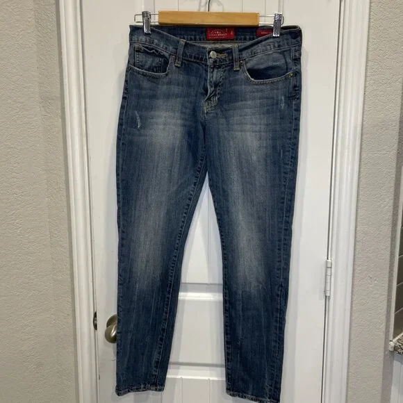 Lucky Brand Women’s 2/26 Sienna Cigarette Blue Jeans Stretch Denim Straight Leg - Picture 1 of 10